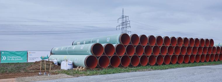 Energie & Management > Gas - Baustart für die SEL-Pipeline