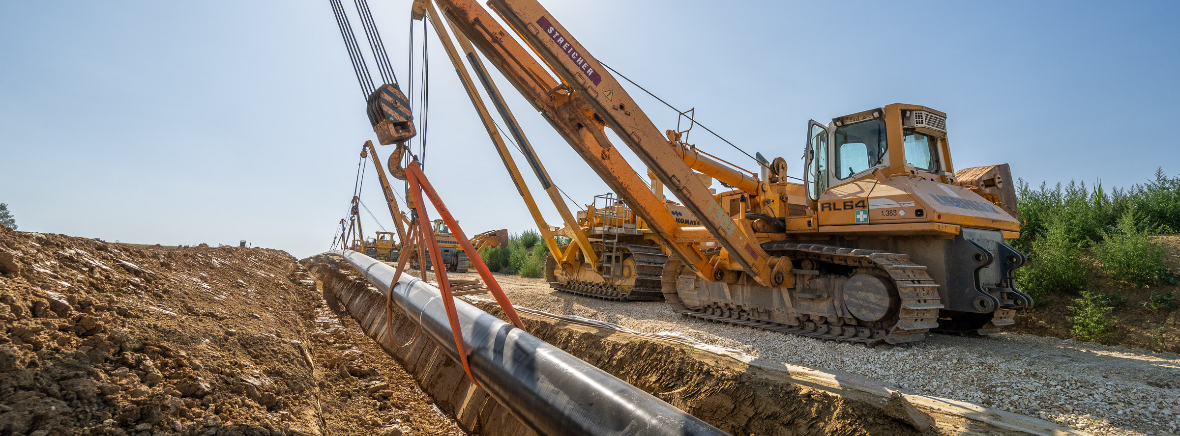 Energie & Management > Gasnetz - Gastransportleitung Augusta ist fertig