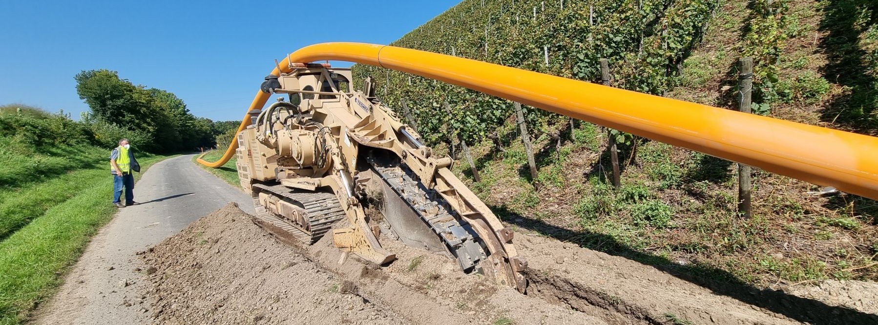 Energie & Management > Gasnetz - Arbeiten im Ahrtal kommen schnell voran