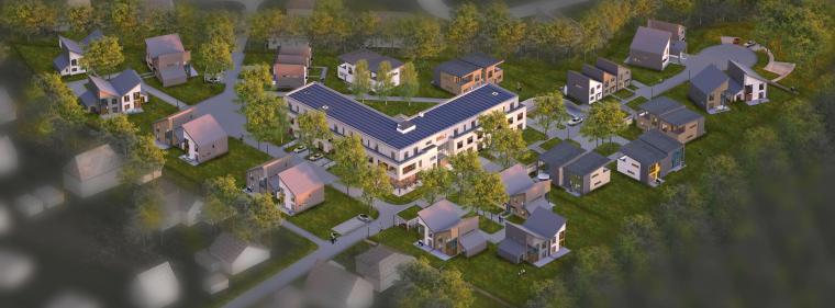 Energie & Management > Wärmenetz - Neue Energie für das Künstlerdorf