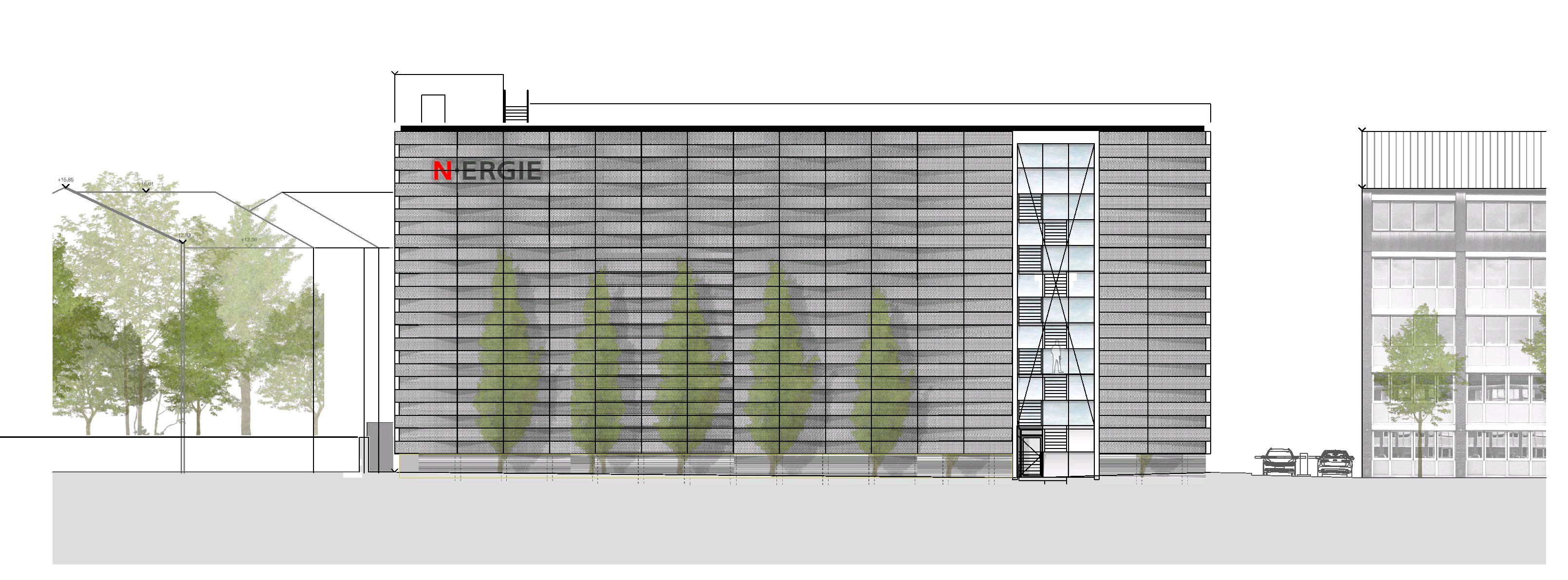 Energie & Management > Elektrofahrzeuge - N-Ergie baut sich ein digitales Parkhaus