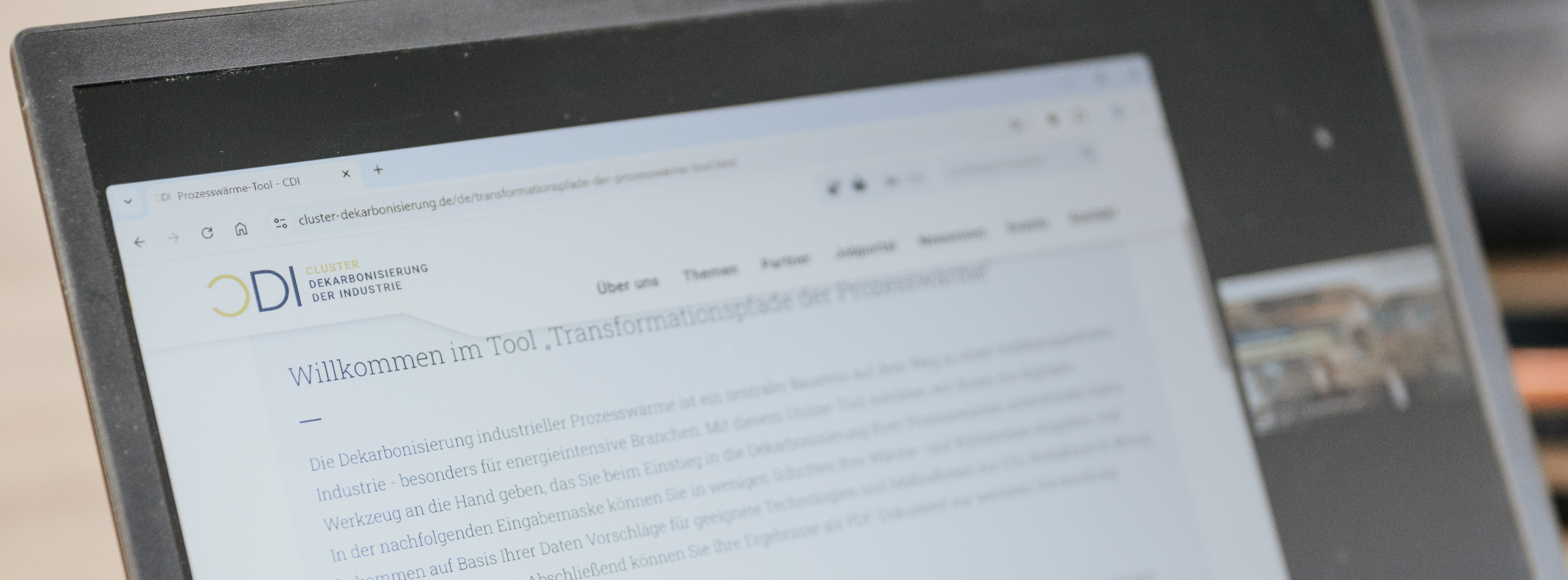 Energie & Management > IT - Web-Tool zur Dekarbonisierung der Prozesswärme gestartet