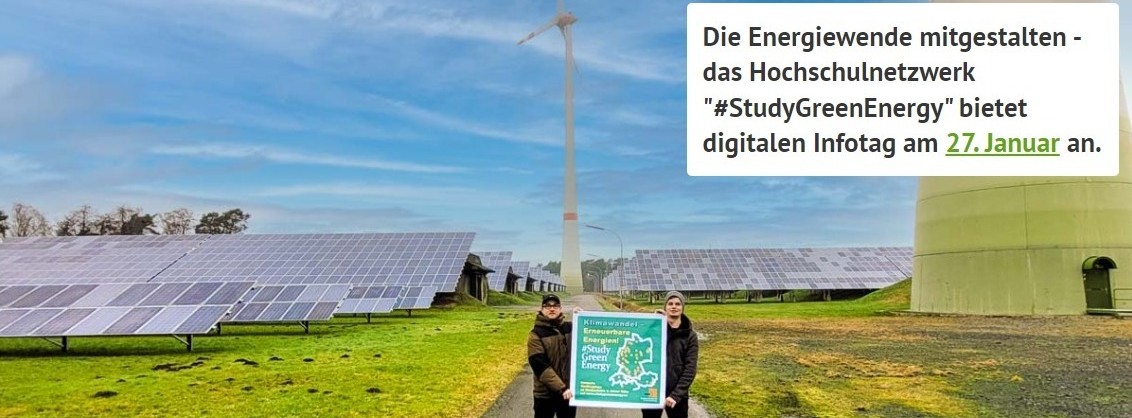 Energie & Management > Klimaschutz - Online-Infotag zum Studium rund um erneuerbare Energien