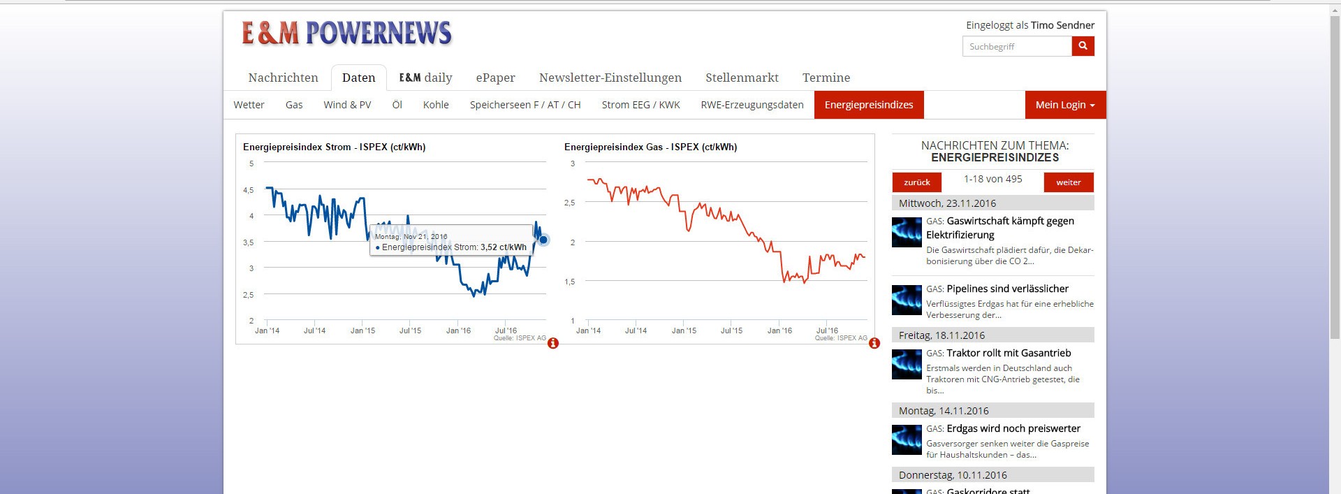 Energie & Management > In Eigener Sache - E&M kooperiert mit ISPEX