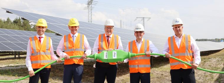 Energie & Management > Photovoltaik - Solarstrom für BASF Schwarzheide