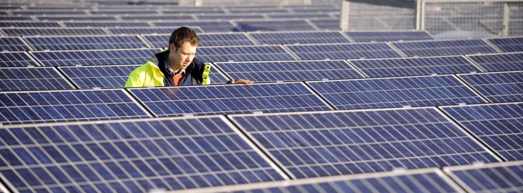 Energie & Management > Photovoltaik - EnBW plant 11 MW-Solarpark
