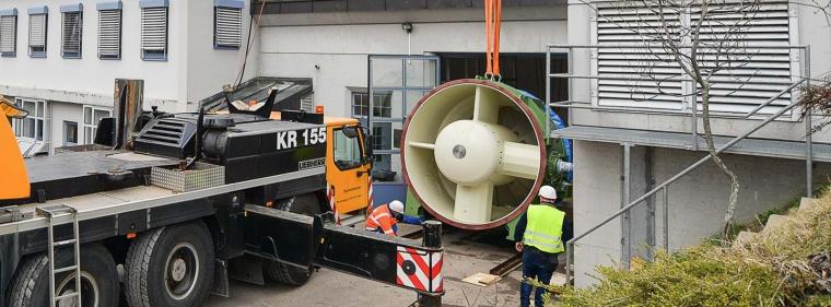 Energie & Management > Wasserkraft - LEW schließt Turbinenaustausch ab