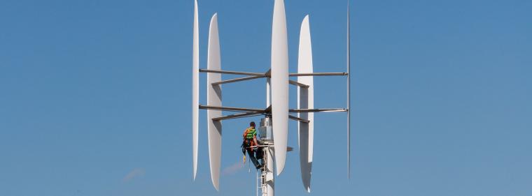 Energie & Management > Kleinwind - Hybridturm: In der Kombination liegt die Stärke