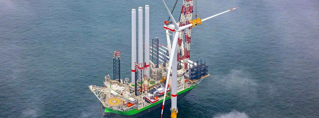 Energie & Management > Windkraft Offshore - Nordseecluster A zur Hälfte fertig