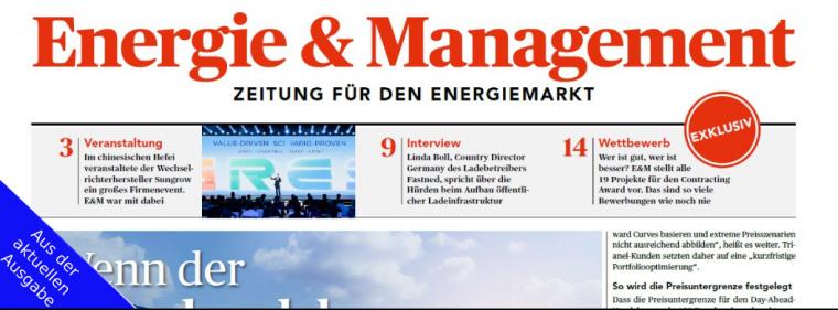 Energie & Management > Aus Der Aktuellen Ausgabe - Wenn der Stromhandel Kopf steht