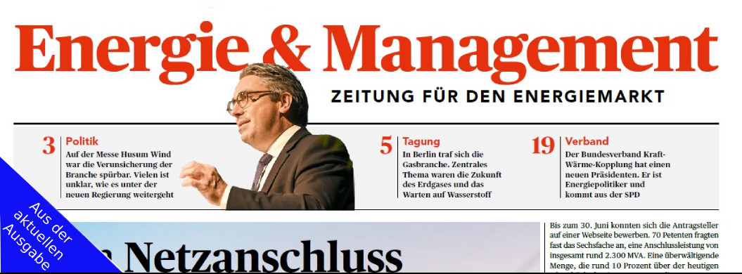 Energie & Management > Aus Der Zeitung - „Die beste Versicherung ist exzellente Arbeit“