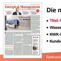 Energie & Management > In Eigener Sache - Jetzt die neue E&M-Ausgabe als ePaper lesen!