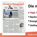 Energie & Management > In Eigener Sache - Jetzt die neue E&M-Ausgabe als ePaper lesen!