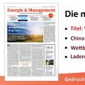 Energie & Management > In Eigener Sache  - Jetzt die neue E&M-Ausgabe als ePaper lesen!