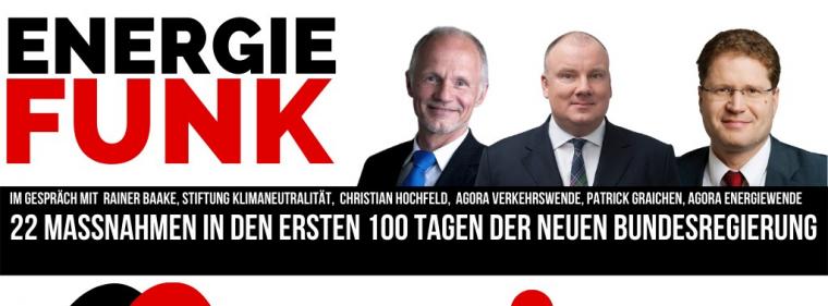 Energie & Management > E&M Podcast - Agora-Empfehlungen für die ersten 100 Tage der neuen Bundesregierung