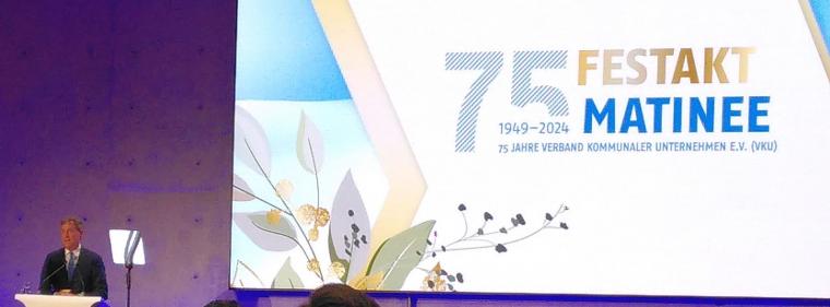 Energie & Management > Veranstaltung - VKU feiert 75-jähriges Bestehen in Berlin