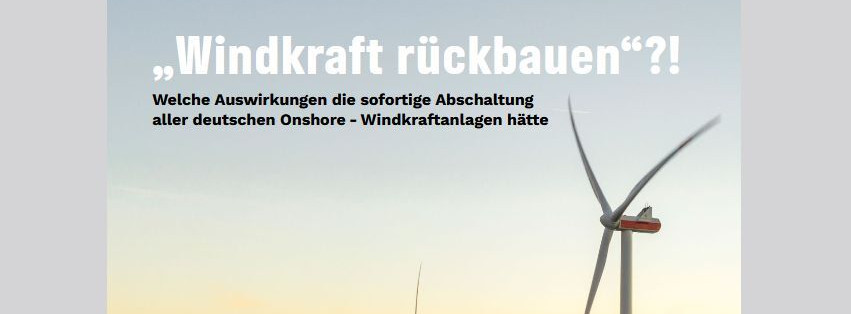 Energie & Management > Windkraft Onshore - Studie warnt vor Kampagne gegen Windkraft
