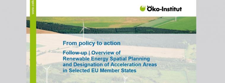 Energie & Management > Windkraft Onshore - Öko-Institut analysiert Raumordnung in der EU