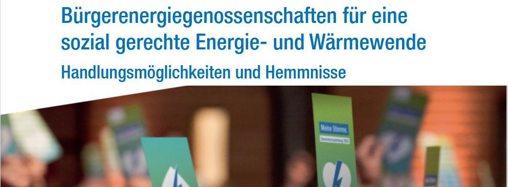 Energie & Management > Studien - Genossenschaften gestalten Energiewende sozial