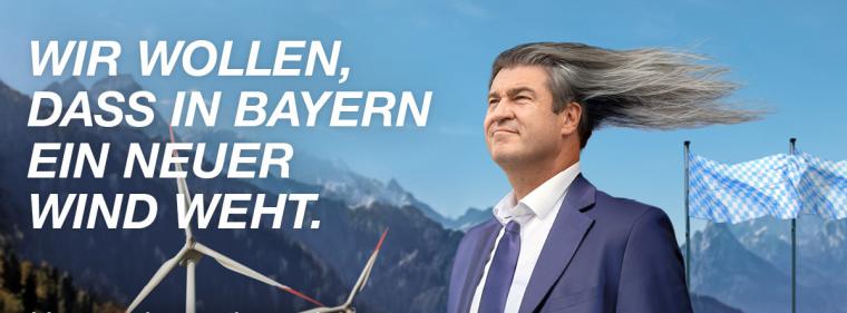 Energie & Management > Windkraft Onshore - Bayernwind-Initiative nimmt Söder aufs Korn