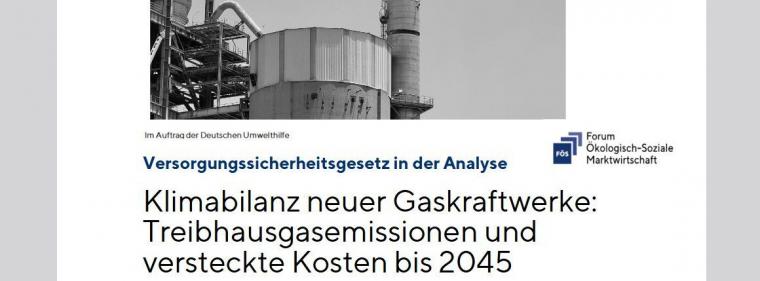Energie & Management > Klimaschutz - DUH warnt vor Klimafolgen neuer Gaskraftwerke