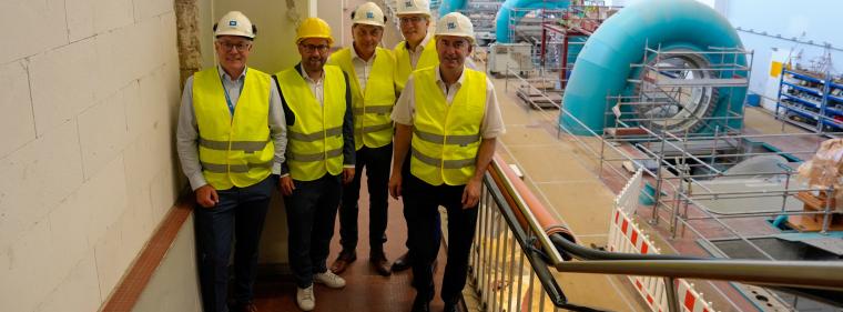 Energie & Management > Wasserkraft - Oberbecken von Uniper-Kraftwerk in Happurg größtenteils fertig