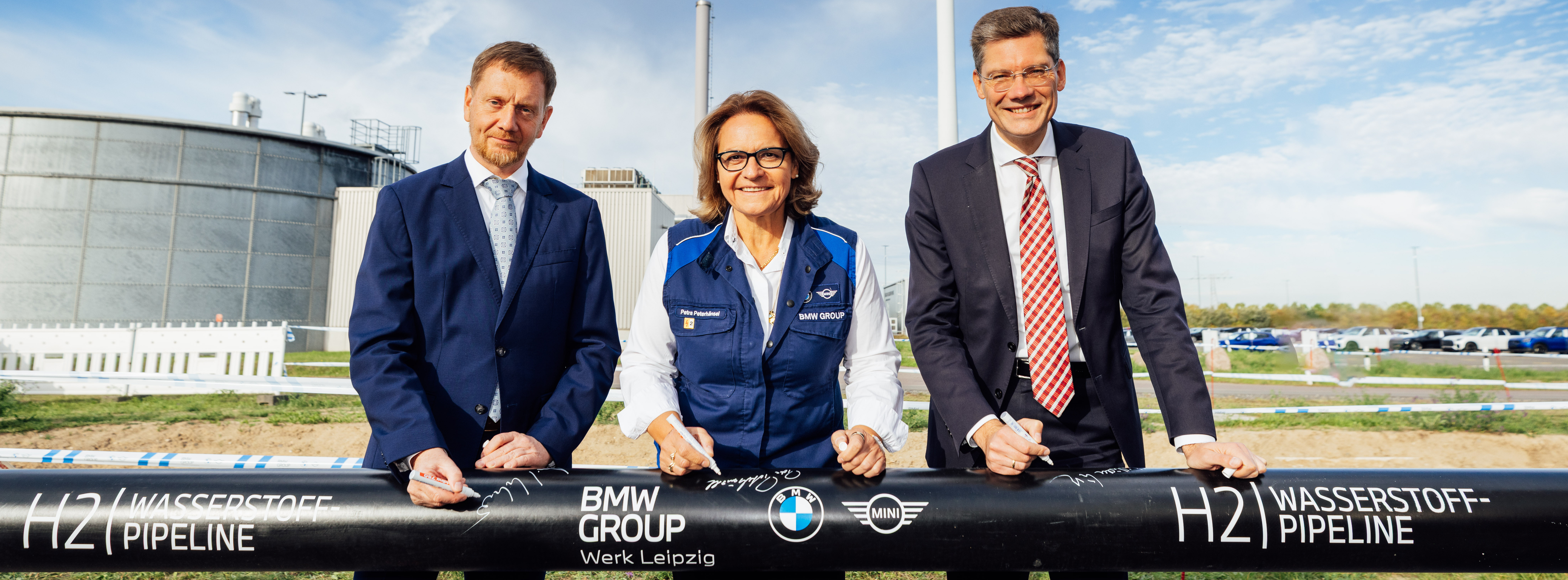 Energie & Management > Wasserstoff - BMW-Werk Leipzig bekommt eigenen Wasserstoffnetzanschluss