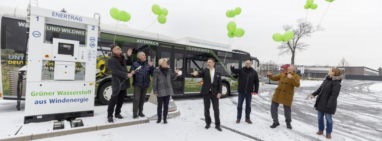 Energie & Management > Wasserstoff - Grüner Wasserstoff aus der Region für Prenzlauer Tankstelle