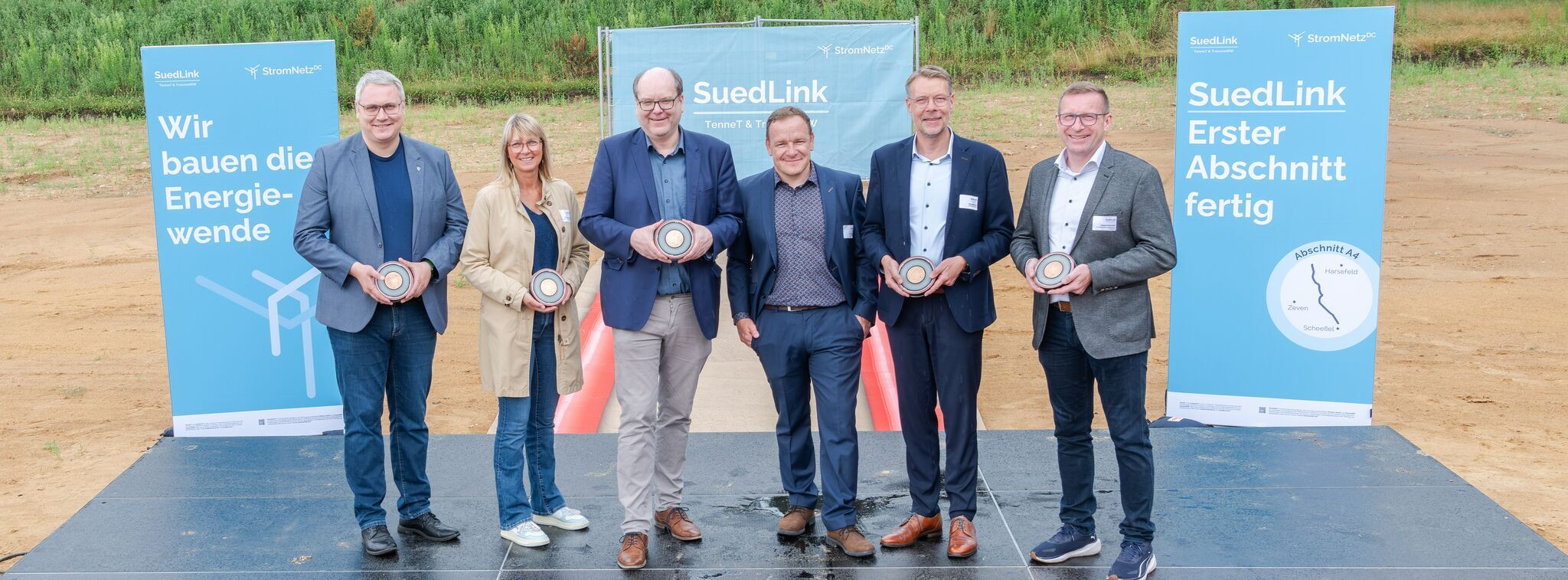 Energie & Management > Stromnetz - Erster Erdkabel-Abschnitt für Südlink fertig