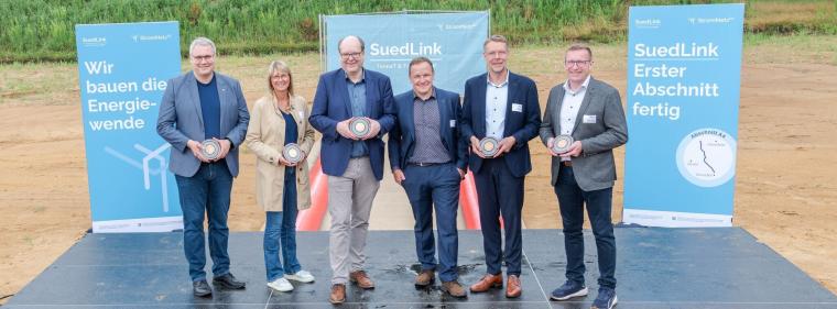 Energie & Management > Stromnetz - Erster Erdkabel-Abschnitt für Südlink fertig
