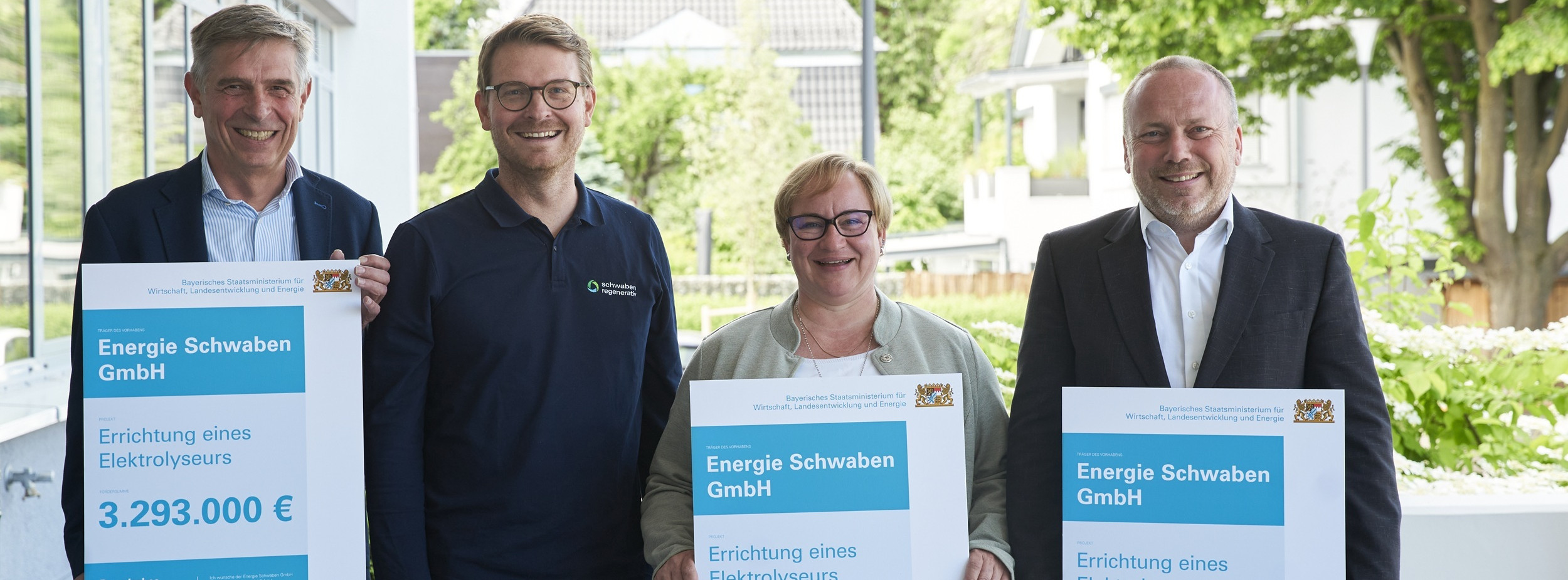 Energie & Management > Wasserstoffproduktion - Drei neue Elektrolyseure für Bayerisch-Schwaben