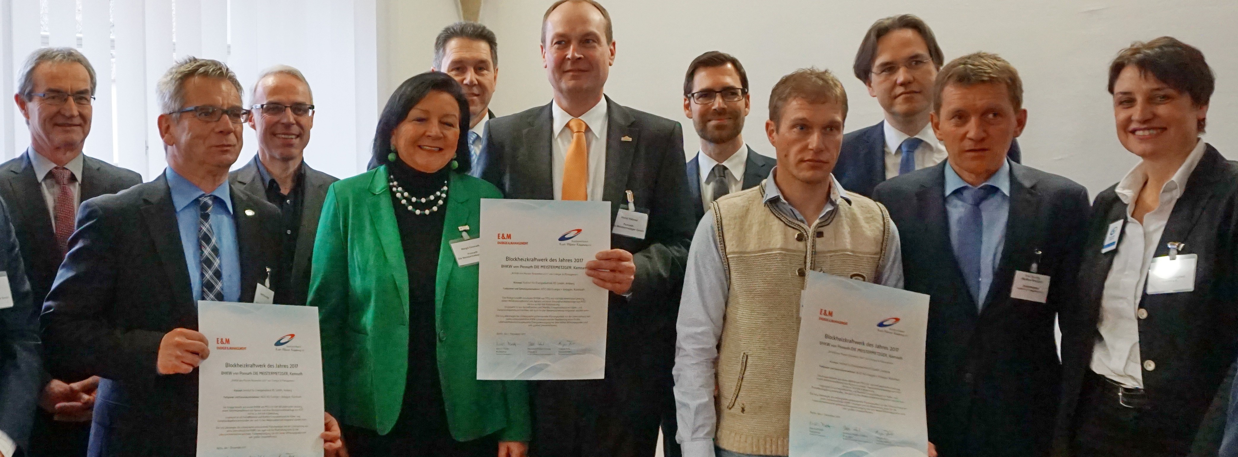 Energie & Management > BHKW - Kraft-Wärme-Kälte-Kopplung ausgezeichnet