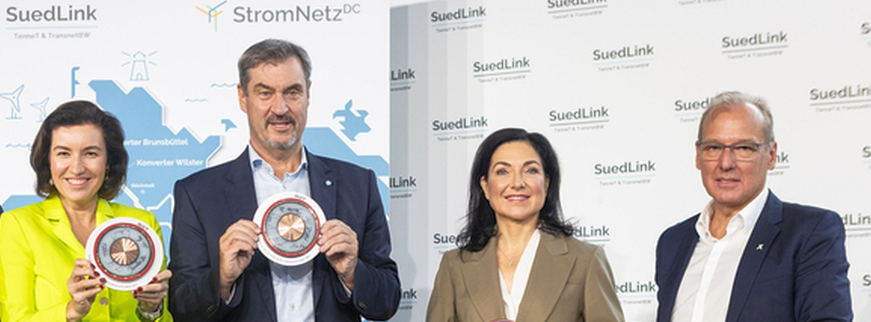 Energie & Management > Stromnetz - Politprominenz beim Südlink-Start