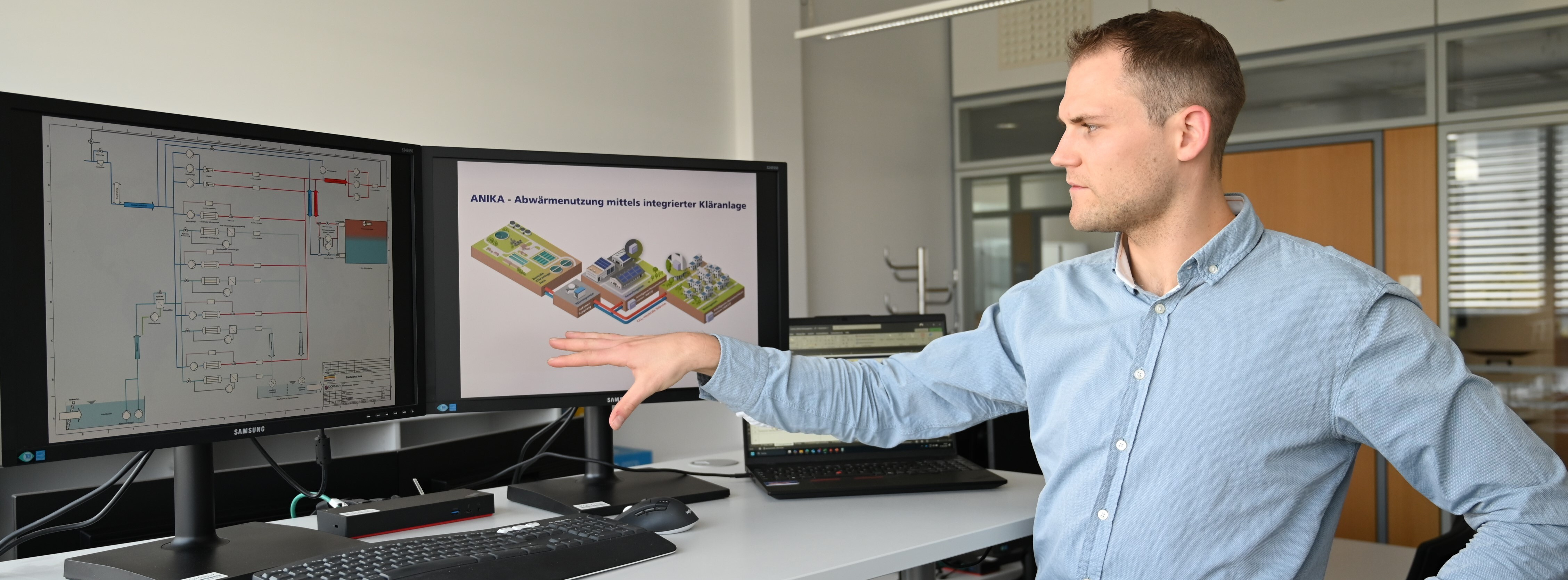 Energie & Management > Wärme - Kläranlagen-Abwärme soll Jena-Nord mit Wärme versorgen