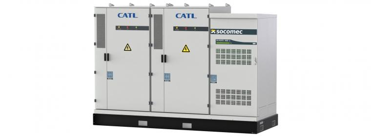 Energie & Management > E-World 2024 - Socomec will mit Skid-Speichersystem Fuß fassen