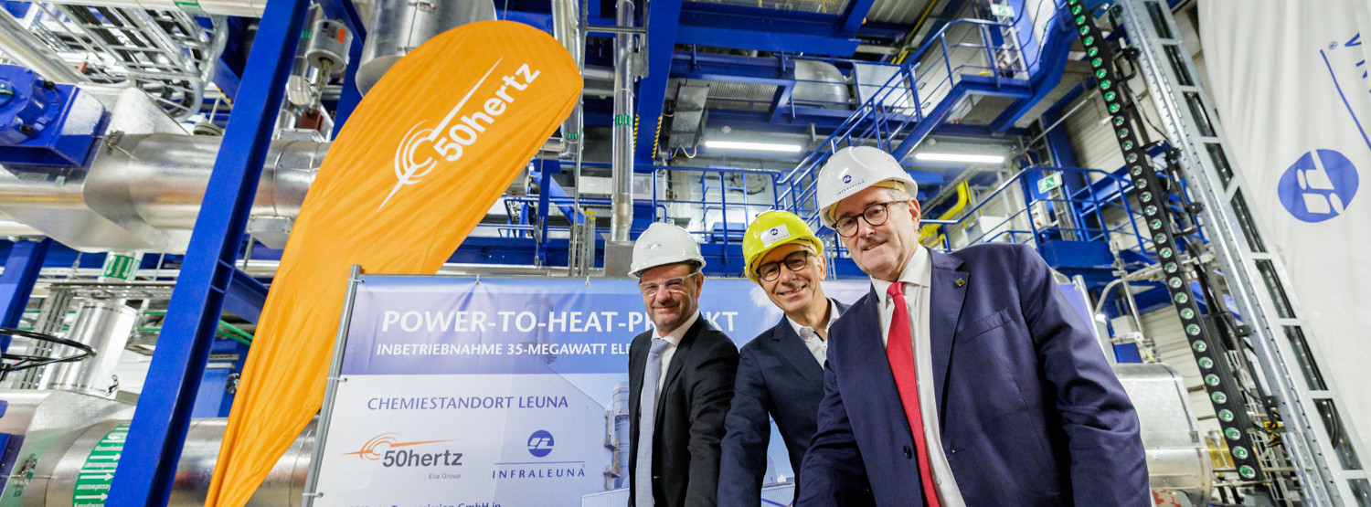 Energie & Management > Technik - 35-MW-Elektrodenkessel in Leuna in Betrieb