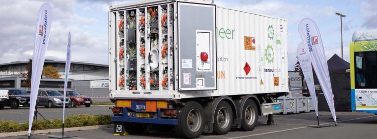 Energie & Management > Wasserstoff - Mobile Wasserstofftankstelle vorgestellt