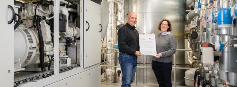 Energie & Management > BHKW Des Jahres  - Urkunde 