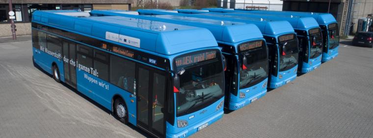 Energie & Management > Wasserstoff - Wuppertal will Wasserstoffbusflotte verdoppeln