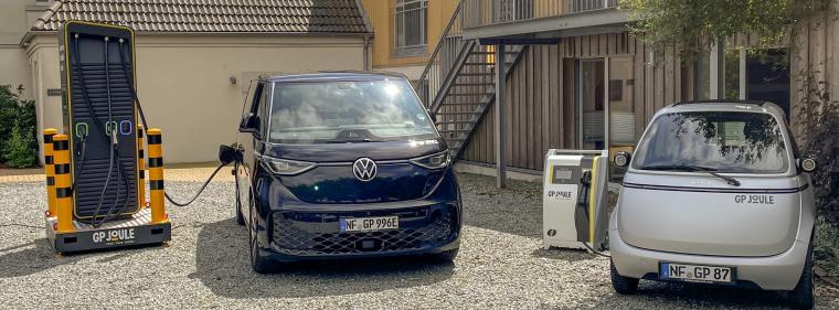 Energie & Management > Elektrofahrzeuge - GP Joule vermietet und verleast Ladestationen