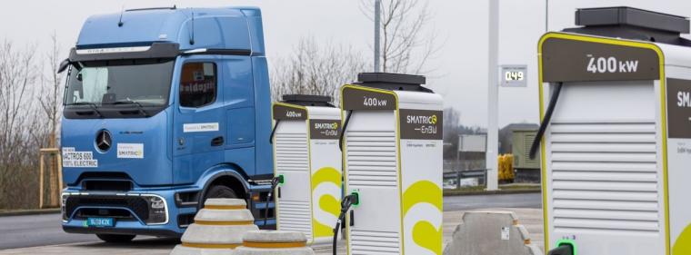 Energie & Management > Mobilität - E-Lkw sollen Ladepunkte besser einplanen können