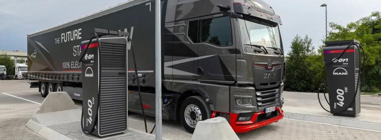 Energie & Management > Elektrofahrzeuge - Eon-MAN-Kooperation startet mit Ladestation in Berlin