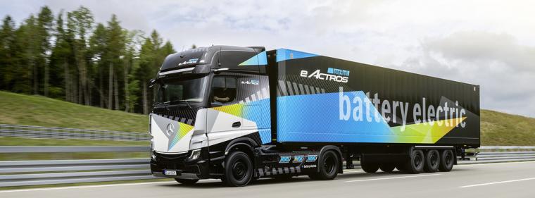 Energie & Management > Elektrofahrzeuge - E-Lkw bei Schenker auf der Langstrecke