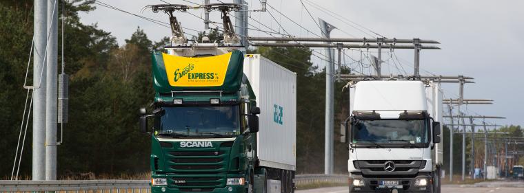 Energie & Management > Elektrofahrzeuge - Siemens baut Lkw-Oberleitung auf der A5