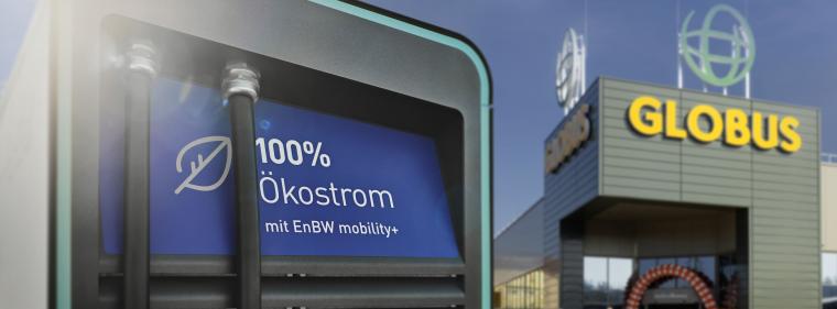 Energie & Management > Elektromobilität - EnBW baut Schnellladepunkte an Globus-Markthallen
