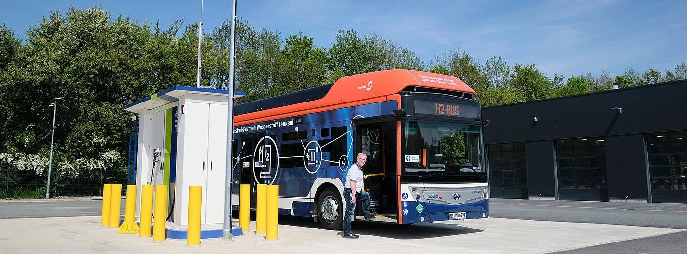 Energie & Management > Wasserstoff - H2-Tankstelle der Stadtwerke Bielefeld für Müllautos tabu