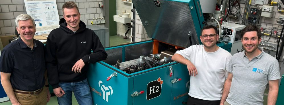 Energie & Management > BHKW - Wasserstoffinfrastruktur an Hochschule komplett