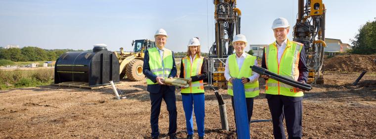 Energie & Management > Geothermie - Mainova liefert Erdwärme für 2.500 Menschen