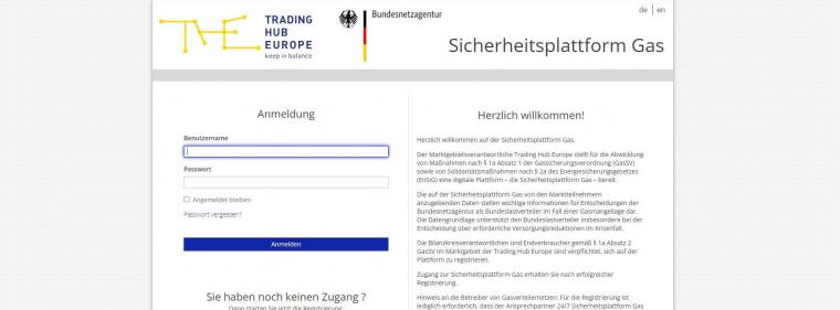 Energie & Management > Gas - Sicherheitsplattform Gas gestartet