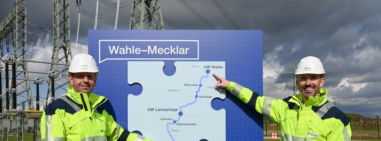 Energie & Management > Stromnetz - Tennet bringt Teilabschnitt von Wahle-Mecklar ans Netz